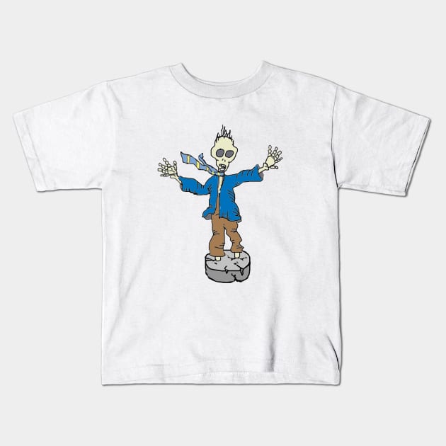 cement shoes Kids T-Shirt by WinstonsSpaceJunk